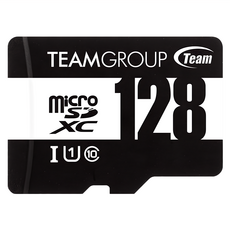 TEAMGROUP 十銓 Micro SDXC UHS-I U1 C10 記憶卡 含轉卡 - 128GB, 1個