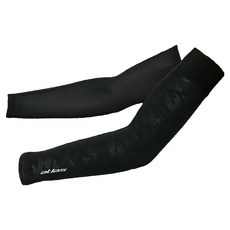 atlas 亞特力士 壓光迷彩涼感抗UV袖套 AA-566, 黑色, 1雙