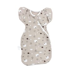 Mang Mang 小鹿蔓蔓 Bedtime嬰兒包巾 四季, 新生兒至12個月適用, 95%棉, 可可棕