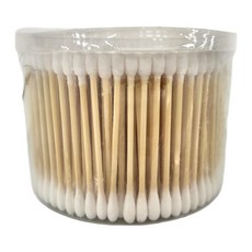 小麥購物 竹棒雙頭棉花棒 S313 尖頭 + 圓頭款, 500支, 4罐