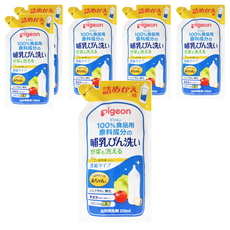 pigeon 貝親 奶瓶清潔劑補充包 濃縮版, 250ml, 6包