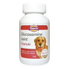 Zippets 吉沛思 犬用關節保健加強顆粒, 120g, 關節與軟骨健康, 1罐