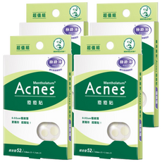 MENTHOLATUM 曼秀雷敦 Acnes 極致薄 痘痘貼 綜合型, 52片, 4盒