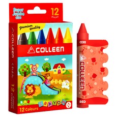 COLLEEN 可力 超酷大蠟筆 套裝組 - 超級大尺寸, 12色, 1盒