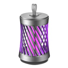 立掛兩用紫光強力吸入式捕蚊燈 3000V電壓電擊 帶小夜燈模式 360°高效滅蚊, SA1904H, 1個