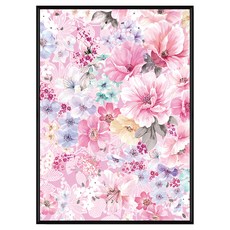 Boluo 菠蘿選畫所 百花飄香II BFFB3444B, 黑色