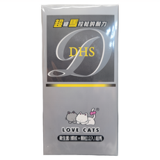 Love Cats 愛貓 超馬超粗螺紋+顆粒衛生套, 12個裝, 1盒