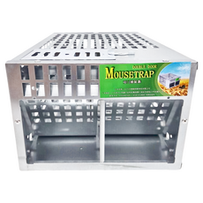 全自動雙開門連續捕鼠器，一次可捕2隻, 1個