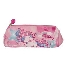 impact 怡寶 獨角獸三角筆袋 MOOL11PK, 粉色, 1個