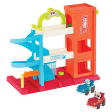 B.toys 科育感統玩具 彎道轉圈圈維修基地 BX2306Z 18個月以上, 1個