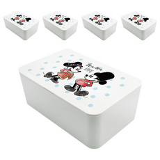 收納王妃 迪士尼濕紙巾盒 188 x 122 x 75mm, 英國米奇米妮, 5個