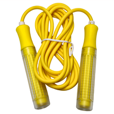 ALEX SPORTS 粉彩可調式跳繩 多種顏色, 275 x 14cm, 黃色, 1個