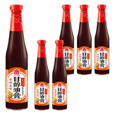 義美 全豆純釀造甘醇油膏, 420ml, 6瓶