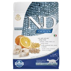 Farmina 法米納 全齡貓 OC3 天然海洋系列 低穀乾飼料, 鱈魚甜橙, 300g, 1包