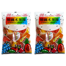 晶晶 維纖水果風味凍, 500g, 2袋