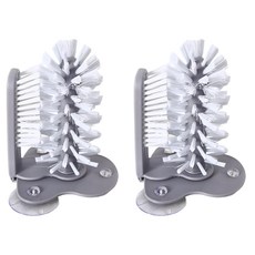 懶人吸盤式洗杯刷 14 x 17.5cm 廚房清潔刷具組 (2個), 灰色