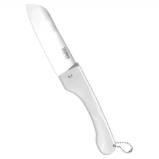 SADOMAIN 仙德曼 折合料理刀，5Cr15Mo不鏽鋼刀身, 全開尺寸30cm, 折合尺寸16cm, 白色, 1支