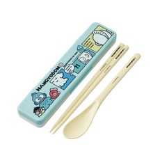 CCS3SAAG 兒童餐具組, 湯匙 + 筷子, 小水怪, 1組