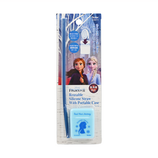 Skater CSST1 矽膠吸管含收納盒 冰雪奇緣, 1組, 1組