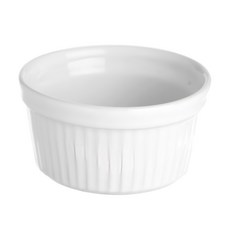 EXCELSA 白陶布丁烤杯/點心烤模 耐熱達250度C, 9cm, 1個