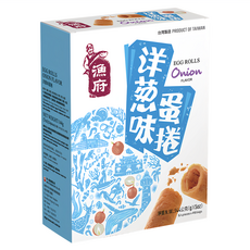 u-Fiee 漁府 洋蔥味蛋捲 4包, 144g, 1盒