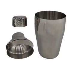 日式調酒器 不銹鋼雪克杯 350ml 三段式, 1個