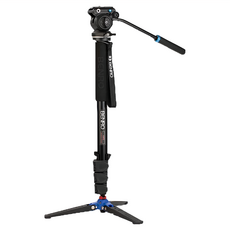 BENRO 百諾 A38FDS2PRO 油壓雲台單腳架套組 鋁合金 最高高度1645mm, 1組