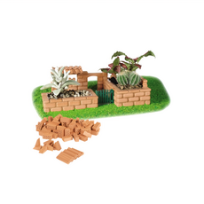 teifoc DIY益智磚塊建築玩具 我的小農場, 德國製造 原裝進口, 培養兒童創造力與專注能力, 145PCS磚頭, 1組