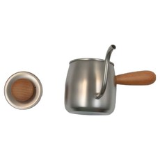 MiyAco 米雅可 細口手沖壺, 單滴型, 400ml, MCO-5 不鏽鋼色, 1個