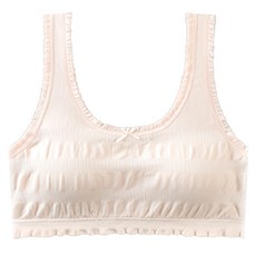 冰絲莫代爾 吸濕透氣成長型內衣 WF2011 第二階段無鋼圈 泡泡少女風背心款