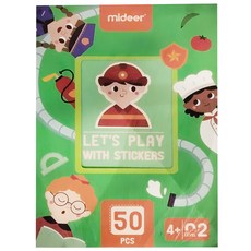 mideer 美術貼紙書 LEVEL2 腦力提升 220g