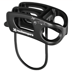 Rock Empire Twin 下降器 繩徑7.8-10.5mm 重量76克 EN 15151-2認證 1個, 繩徑7.8 - 10.5mm, 黑色