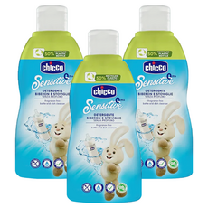 Chicco 奶瓶食器清潔劑，植物萃取成分，溫和配方洗淨, 300ml, 3瓶