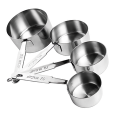 ibili 不鏽鋼量杯4件組 - 200系列 堆疊收納, 1組