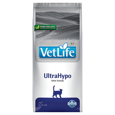 Farmina 法米納 VetLife VCU-9 獸醫天然處方系列 貓用極低敏配方水解蛋白 乾飼料, 1袋, 2kg, 水解魚肉蛋白