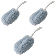 CONDOR 山崎 BATHBON小海豹 平頭型靜電消除毛撢, 灰色, 3個