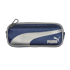 PUMA 雙層筆袋 PM211NB 85 x 200 x 50mm 90g, 藍色, 1個