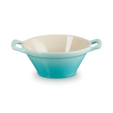 LE CREUSET 卡蘇雷碗 薄荷綠 雙耳設計方便端取 高品質陶瓷易清潔, 1個
