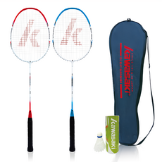 kawasaki 川崎 高級鋁合金羽拍套裝, KBA860S, 98+/-2g, 兩支裝, 1組