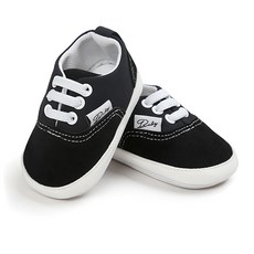 JOY MULTI 兒童款日常帆布鞋 (0-6個月適用) 黑色, 110mm, 1雙