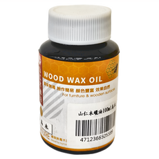 山仁 木蠟油 烏木 100ml 顏色豐富 效果自然 家具木器用, 1個