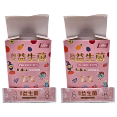 益生菌粉包EX綜合莓果口味 (奶素) 20包/盒, 2g, 2盒
