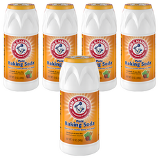 ARM & HAMMER 小蘇打粉 美國第一信賴品牌 清潔蔬果用 12盎司, 340g, 5罐