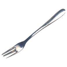 經典素形 小叉 Set 約長13.5*1.2cm 中國製造, 銀色, 1組