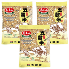 馬玉山 五穀米, 豐富全穀 營養均衡, 1.5kg, 3包