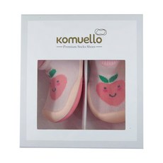 Komuello 桃子Q - 嬰兒學步鞋 - 精梳棉