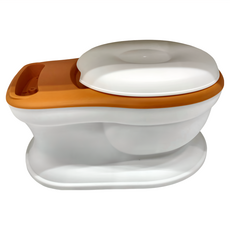 音樂兒童馬桶 PU款, 橙色