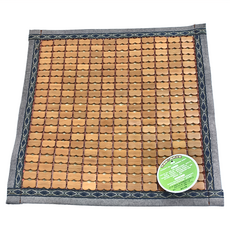 Mexsmon 美思夢 窄邊碳化麻將竹坐墊, 碳化色