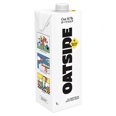 OATSOME 歐特賽 原味燕麥奶 Barista Blend 咖啡師系列 無添加糖 100%植物基底, 1L, 1瓶