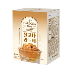 Pyungjoong 椪糖拿鐵, 20g, 20包, 1盒